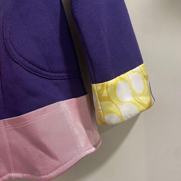 Twirly Girl Jacket Girls Pink/Purple Hood Washable Sz 7 Authentic New with Tags - Picture 5 of 16